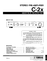 Yamaha C-2-X - Service Manual 